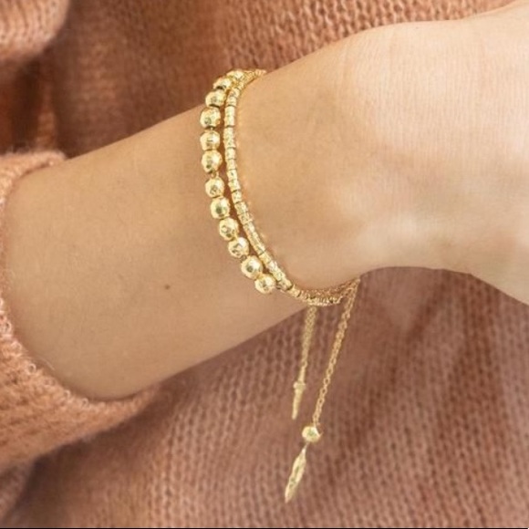 Gorjana Laguna Large Adjustable Bracelet - Gold - Picture 3 of 10